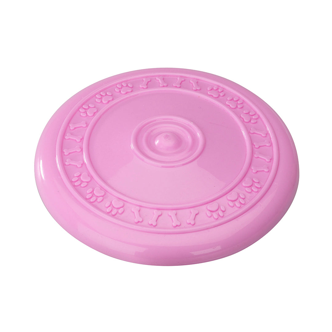 Dog Toy Rubber Frisbee Strawberry Pink