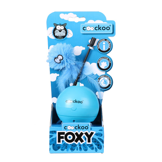 Cookoo Cat Toy Foxy Magic Ball Blue