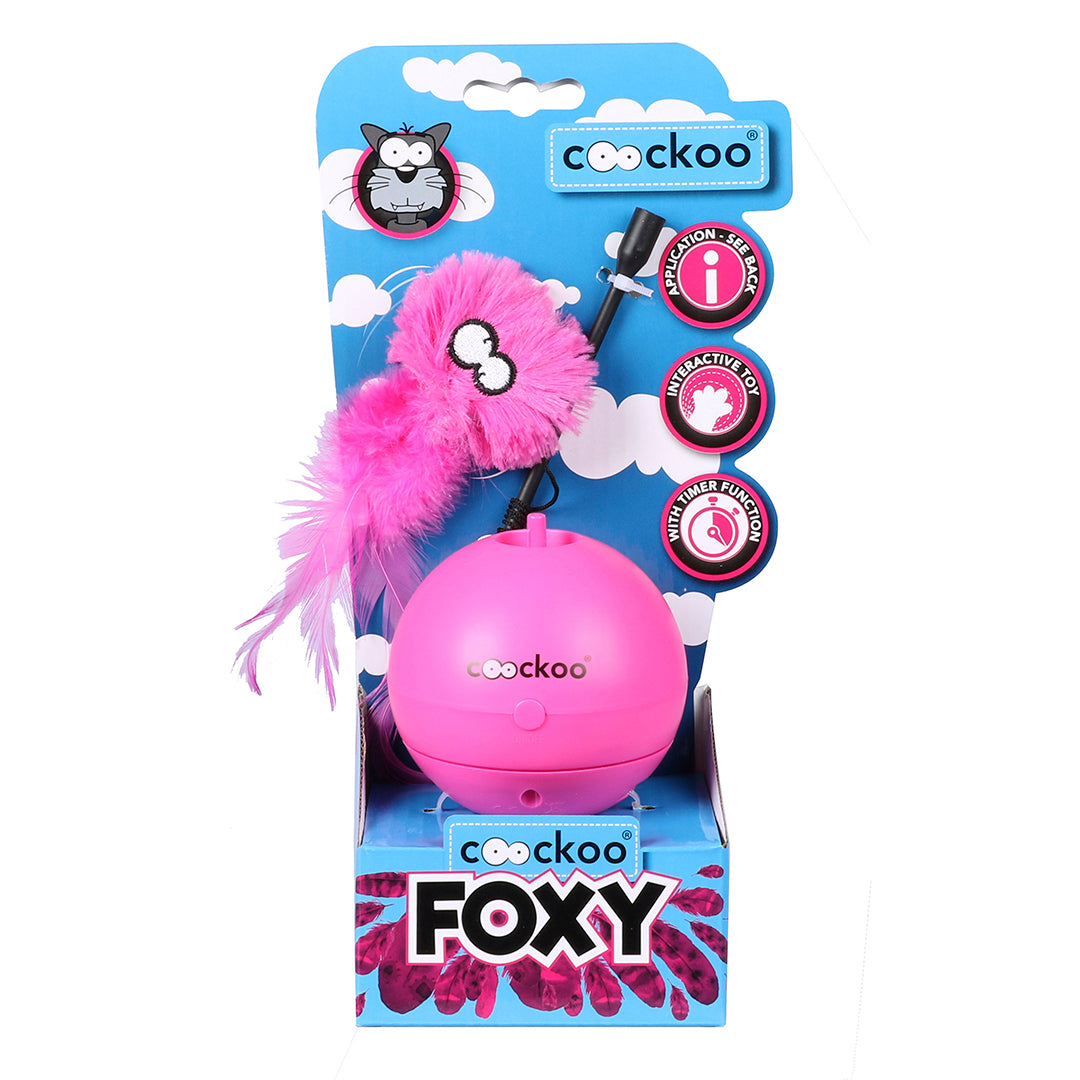 Cookoo Cat Toy Foxy Magic Ball Pink