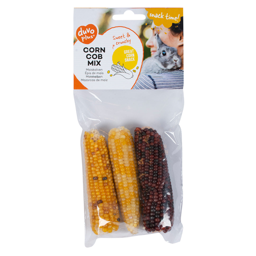 Duvo Small Animal Corn Cob Mix 3pk