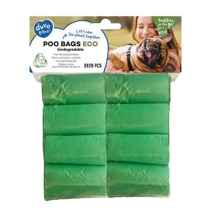 Duvo Poo Bags Eco 8pk 20 Bags