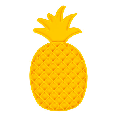 Duvo Lick Mat Pineapple Yellow