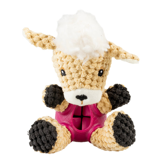 Dog Toy Plush Rubber Sheep