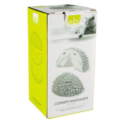 Ebi Corner Massager W/Catnip Grey