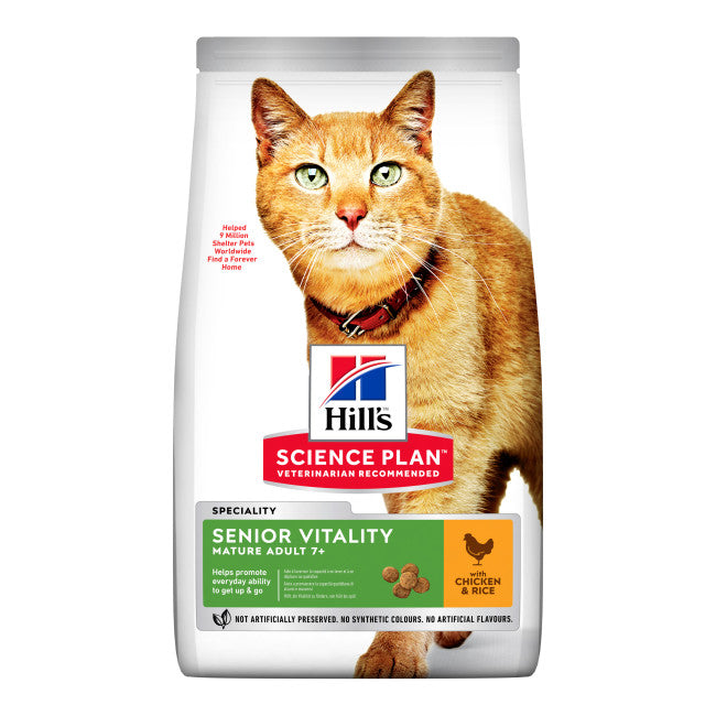 Hill's Feline Senior Vitality Chicken & Rice