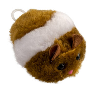 Shaking Berry Plush Mouse Brown