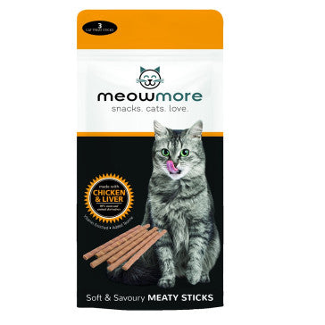 Meow More Chicken & Liver 3pc