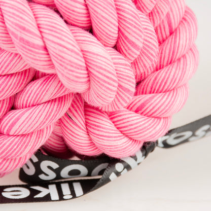 Ebi Dog Toy Ballin Braided Ball Pink