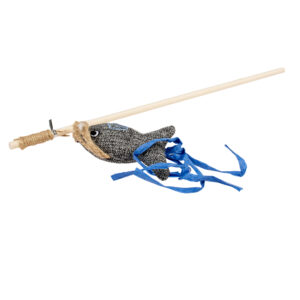 Cat Toy Eco Navy Playing Rod Fish Catnip