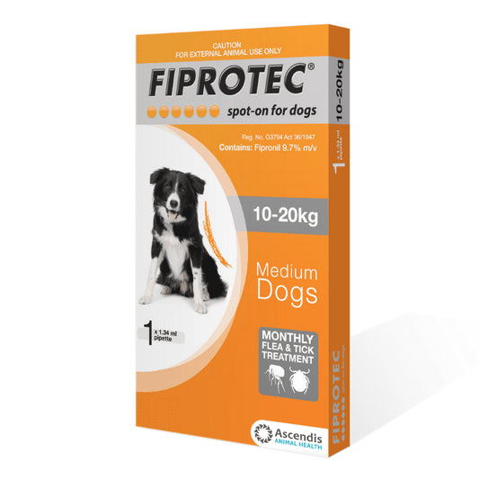 Ascendis Fiprotec Dog Med 10-20kg