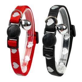 Duvo Cat Collar Hearts Reflective