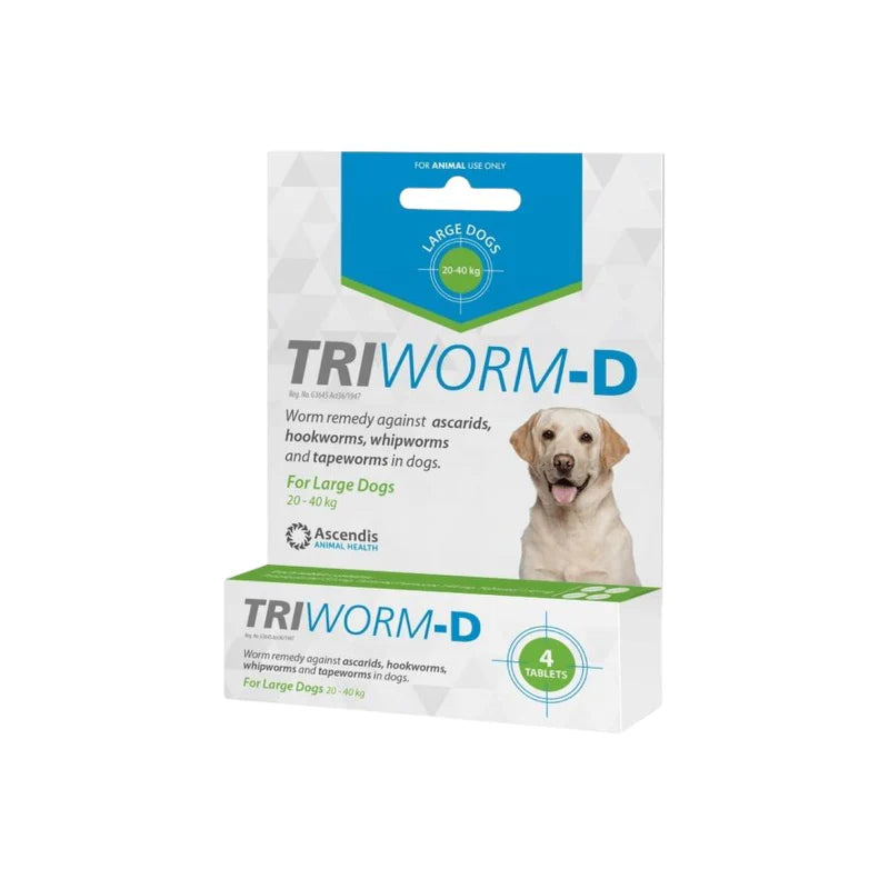 Ascendis Triworm Dog 20-40kg 4pk