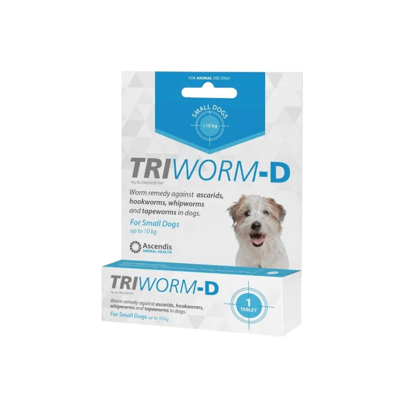 Ascendis Triworm Dog 0-10kg 1pk